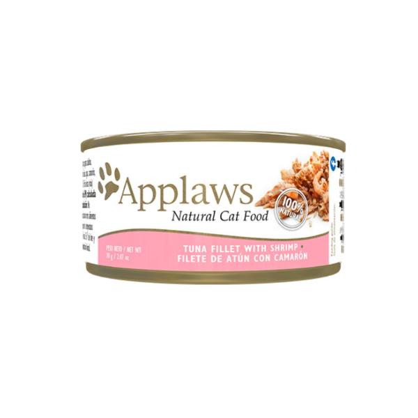 Applaws Natural Alimento Húmedo De Atun Con Camarones 70g