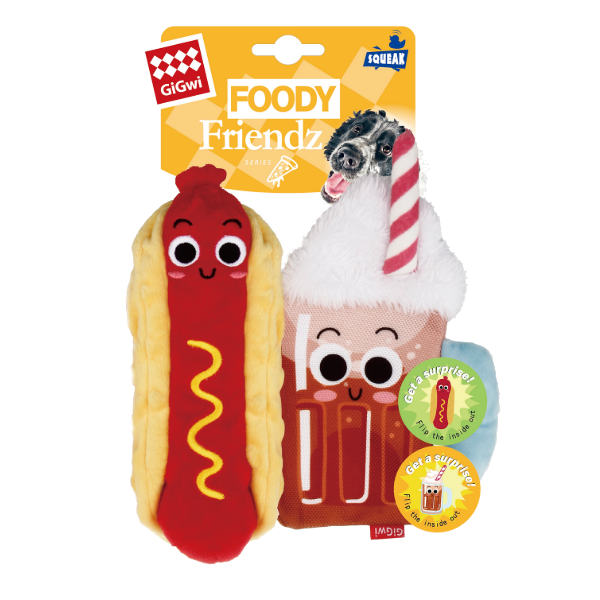 Gigwi Foody Friendz Hot Dog