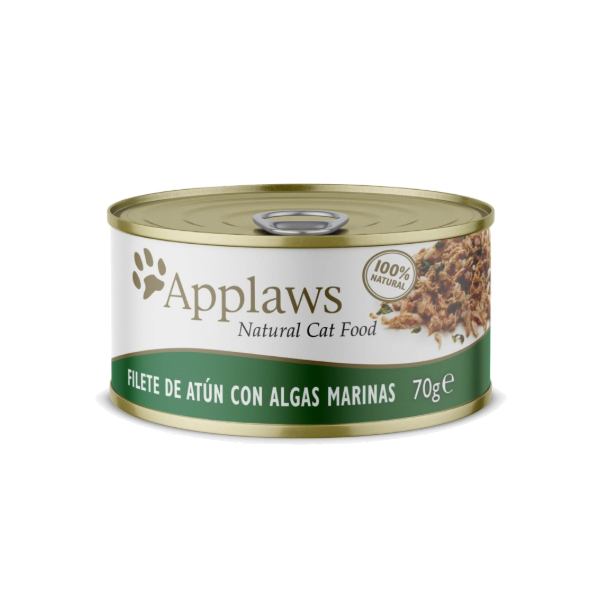 Applaws Natural Alimento Húmedo De Atun Con Algas Marina 70g