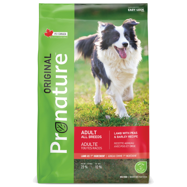 Pronature Dog Adult All Breeds Lamb, Peas & Barley