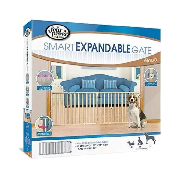 Four Paws Baranda Para Puerta 51-93x24"