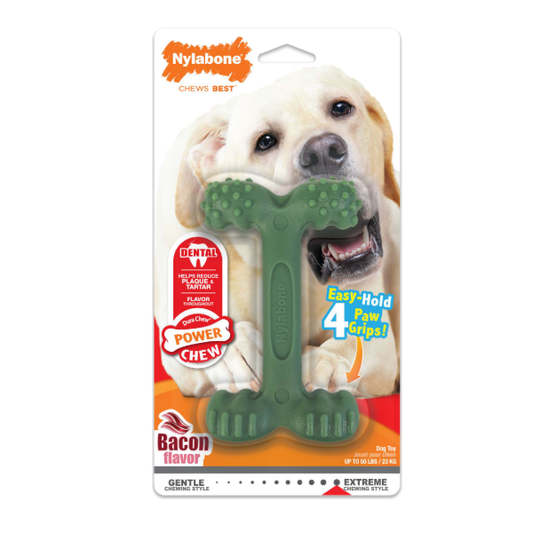 Nylabone - Hueso Dental +23kg Sabor Tocineta
