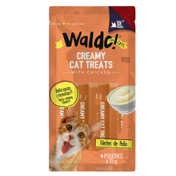 Waldo Creamy Cat Treats Filetes Pollo 60g