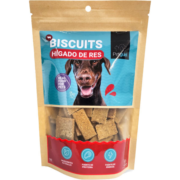 Petgüel Biscuits Higado de Res 180g