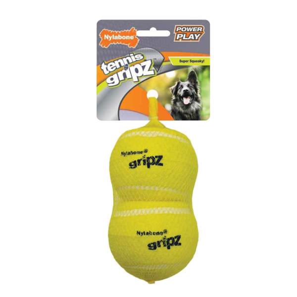 Nylabone - Bola Large Tennis Gripz 2 Unidades
