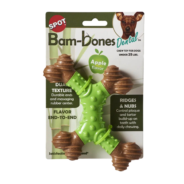 Juguete Bam-Bones Dental Bone Manzana 8" Ref 54612 Spot