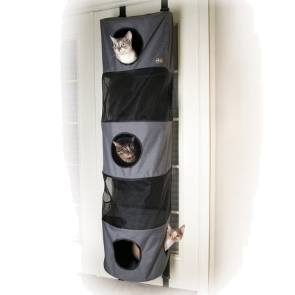 K&H -SFFP Torre Alta de 5 Niveles para Mascotas Gris 1616