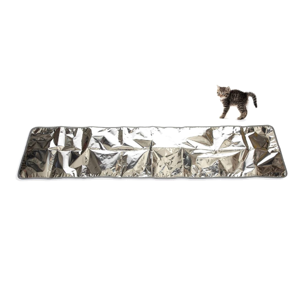K&H -Tapete Disuasorio para Mascotas Plateado  72X18