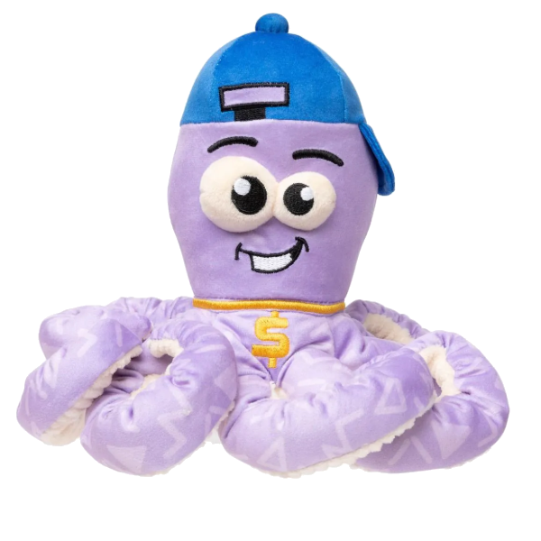 FuzzYard Peluche- Dog Toy - Hip Hoptapus