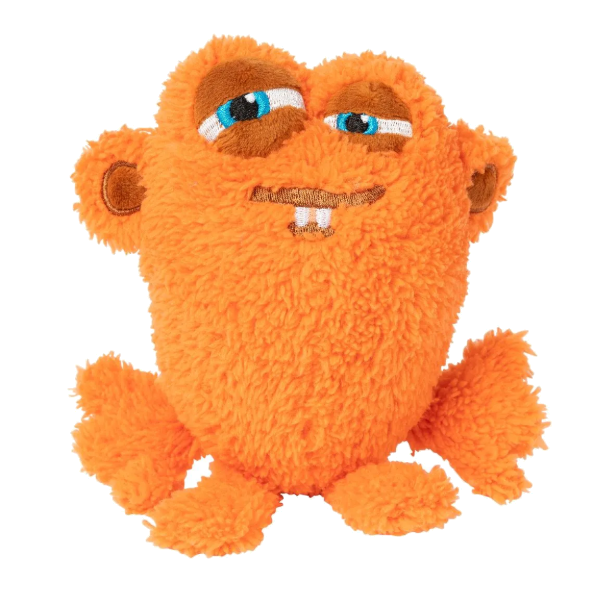 FuzzYard Peluche Dog Toy - Yardsters Oobert Orange