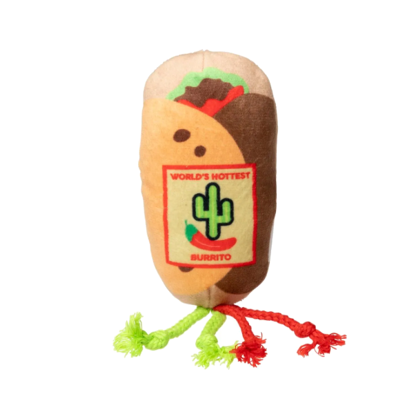 FuzzYard Peluche Cat Toy - Burrito