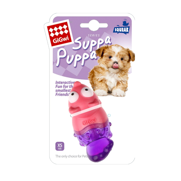 Gigwi Suppa Puppa Fox Pink/Purple With Squeaker