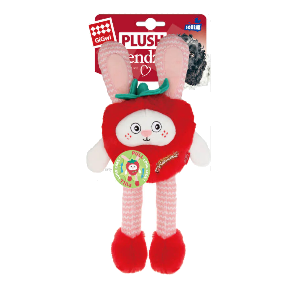 Gigwi Plush Friendz Strawberry Rabbit