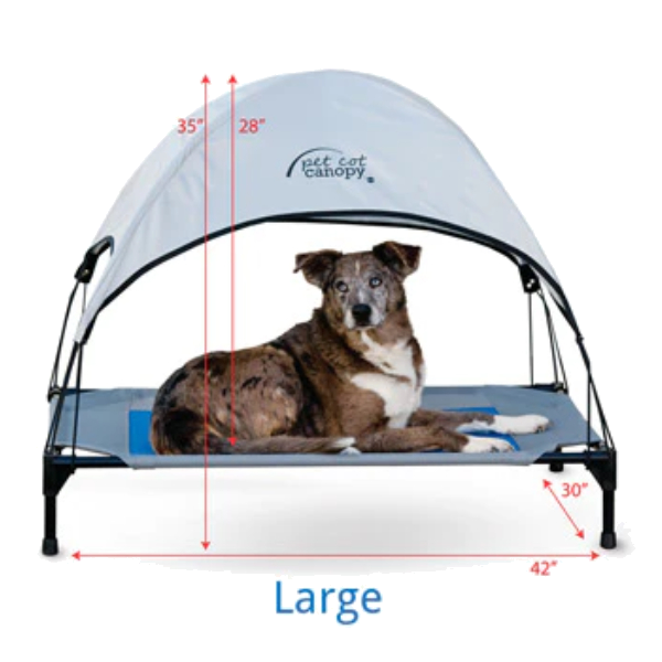 KH PCC3042 Toldo para Cama para Mascota Beige Grande