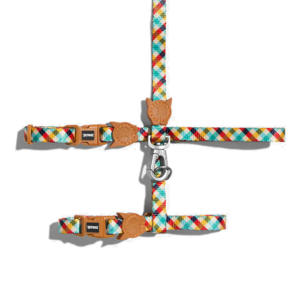 Zeedog Cat Harness With Leash - Phantom