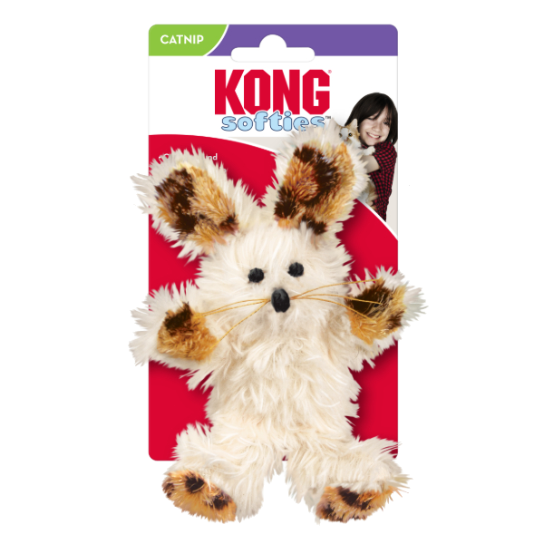 Kong Cat Softies Fuzzy Bunny