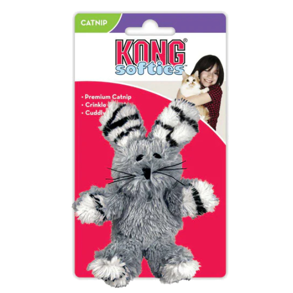 Kong Cat Softies Fuzzy Bunny
