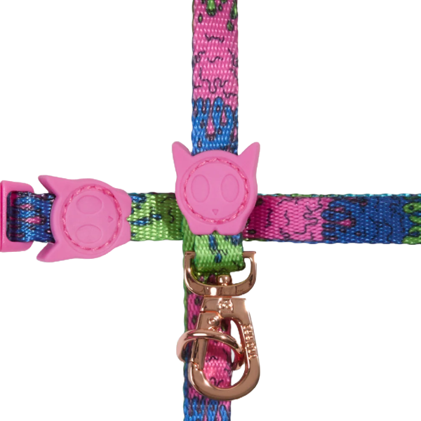 Zeedog Lords Of Zee.Town Melted Harness + Leash Set
