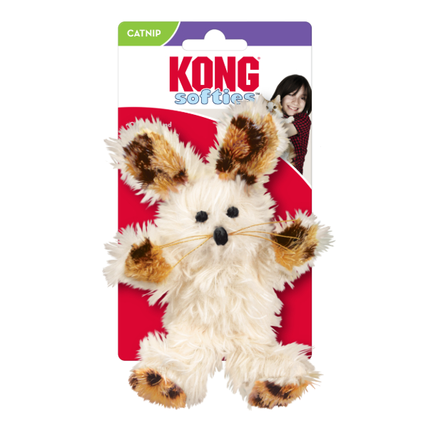 Kong Cat Softies Fuzzy Bunny