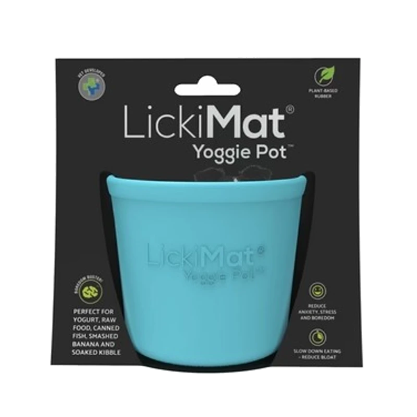 Lickimat Yoggie Pot Turquoise