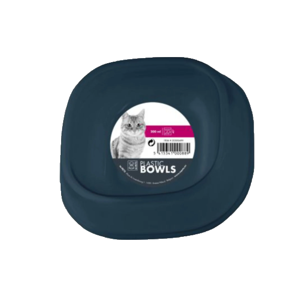 M-Pets Plato Plastico p/Gatos 200ml