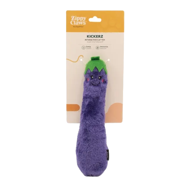 ZippyClaws® Kickerz - Eggplant