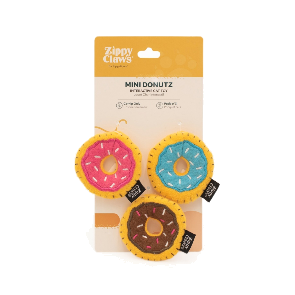 ZippyClaws -Mini Donutz 3-Pack