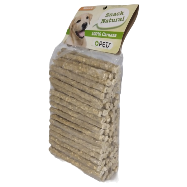 +Qpets Churros 5"- 100 Unidades Natural