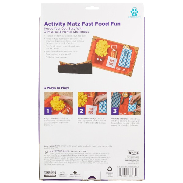 Outward Hound Activity Matz Fast Food Fun