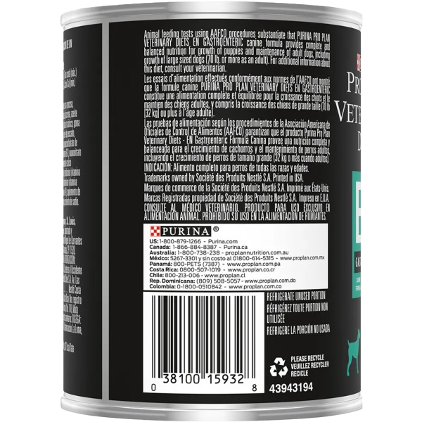 Pro Plan Veterinary Diets Gastroenteric Canine Húmedo 380gr