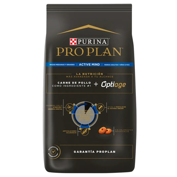 Pro Plan Active Mind Razas Medianas & Grandes Optiage