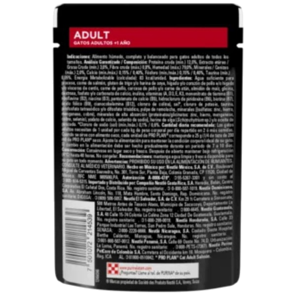 Pro Plan Cat Optiprebic With Prebiotic Salmon En Salsa 85Gr