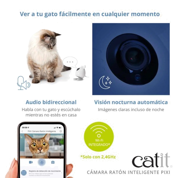 Catit Pixi Camara Inteligente Ratón
