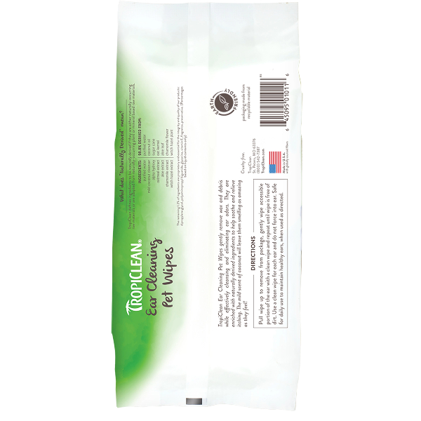 Tropiclean Ear Cleaning Wipes For Pets