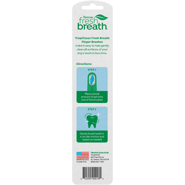Tropiclean Fresh Breath Finger Brushes