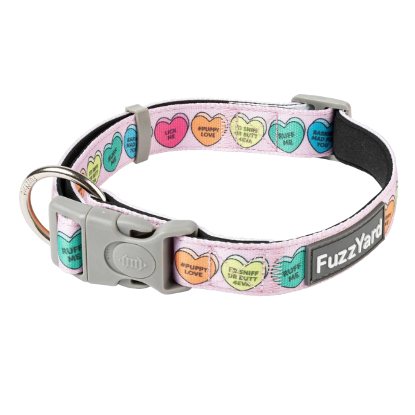 FuzzYard Dog Collar - Candy Hearts