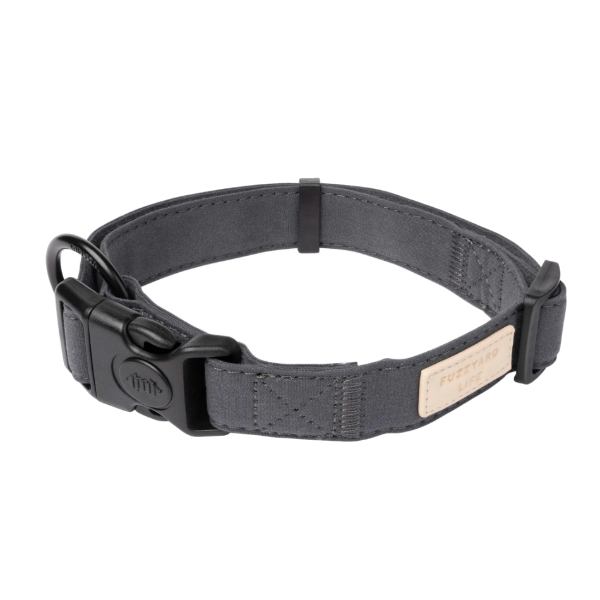 FuzzYard Life Dog Collar - Slate Grey
