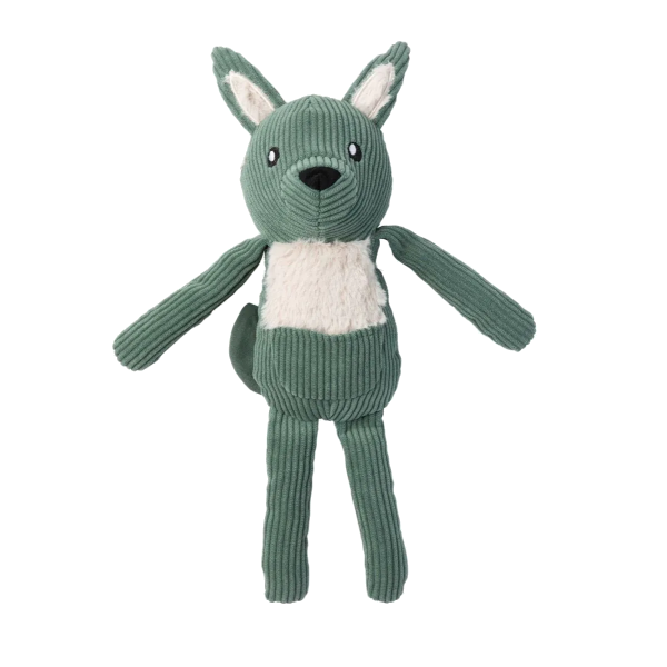 FuzzYard Life Dog Toy - Myrtle Green Kangaroo