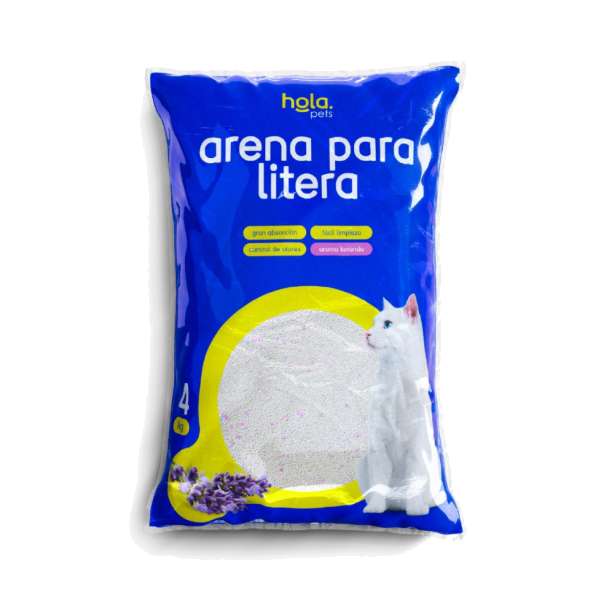 Hola Pets Arena para Gato 4Kg - Lavanda