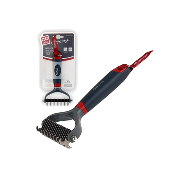 Gigwi Dual Head Dematting Comb 11 Teeth for Dogs and Cats