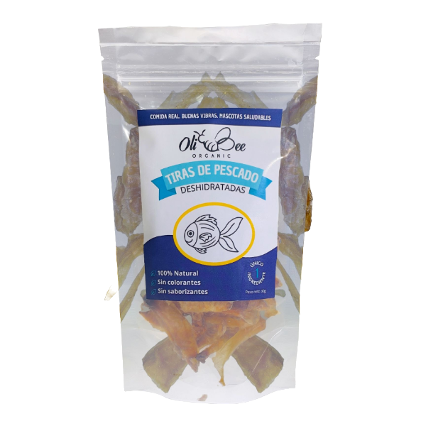 Oli Bee Trocitos de Pescado Deshidratados 30g