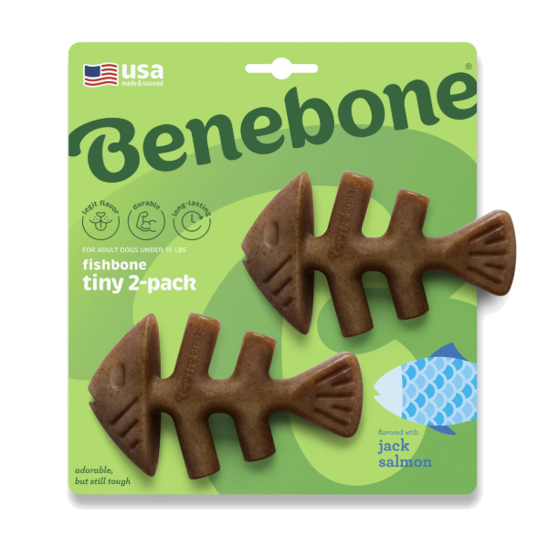 Benebone 2-Pack Fishbone Tiny