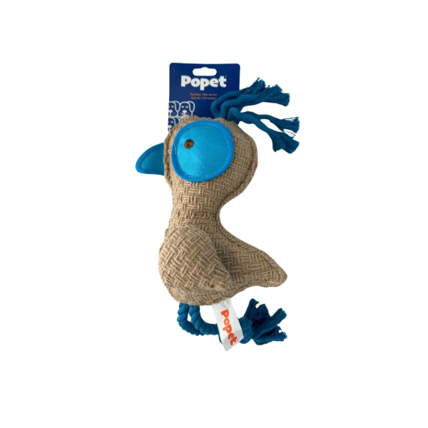 Popet Pájaro Fibra de Lino Peluche