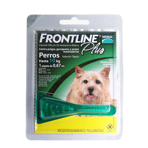 Frontline Plus Perro 2kg a 10kg - 0.67ml