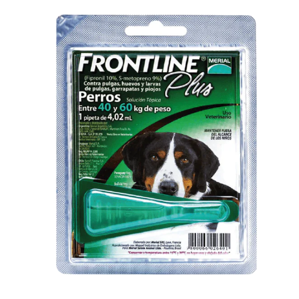 Frontline Plus Perro 40kg a 60kg 4.02ml
