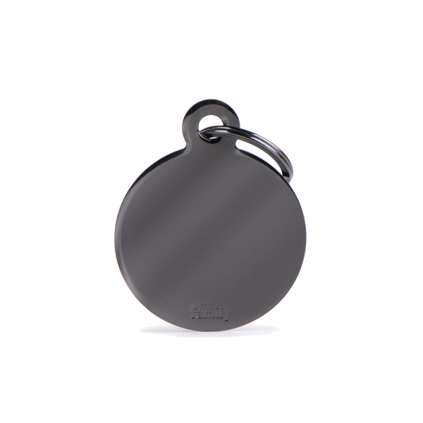 Myfamily Placa Circulo Black Brass