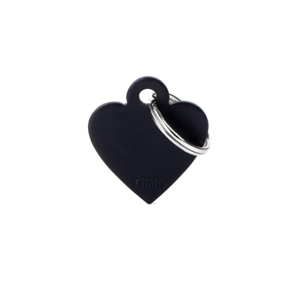 Myfamily Placa Corazon Black Brass