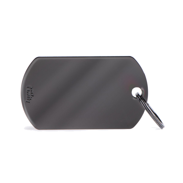 Myfamily Placa Militar Black Brass
