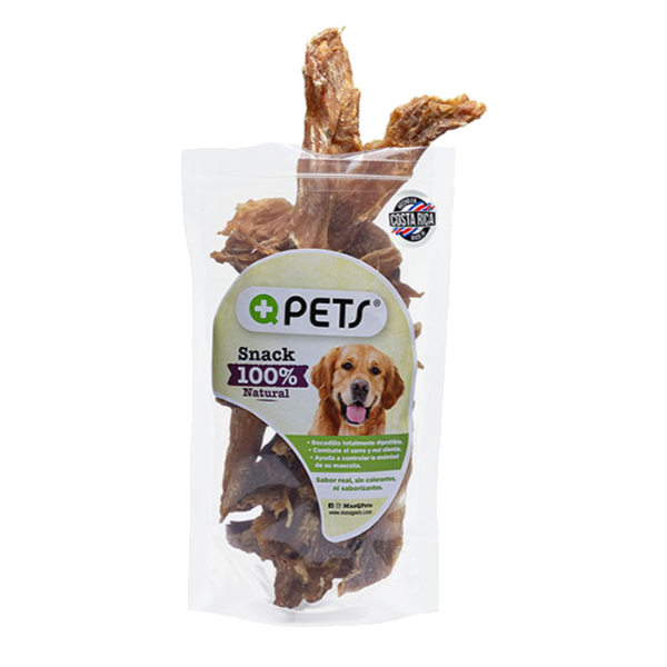 +Qpets Chicken Strips 75gr