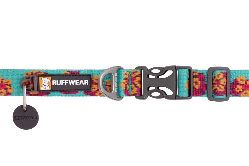 Nuevo-RuffWear Flat Out Dog Collar - Spring Burst